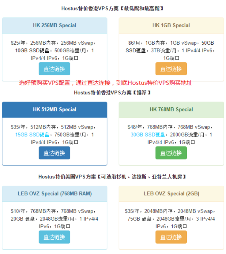 HostUS主机购买及香港机房VPS国内使用评测-图片1